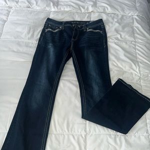 Grace in LA bootcut jeans size 30 length is long